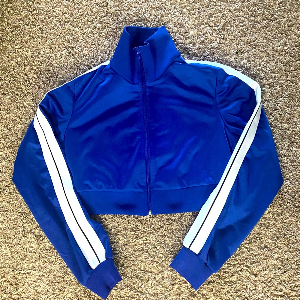 Blue Crop Jacket